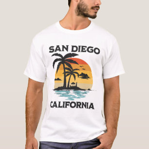 San Diego Kalifornien Strand Surfen Sommer Urlaub T-Shirt