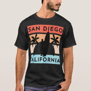 San Diego Kalifornien Strand Surfen Sommer Urlaub T-Shirt