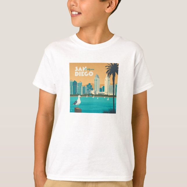 San Diego, Kalifornien T-Shirt (Vorderseite)