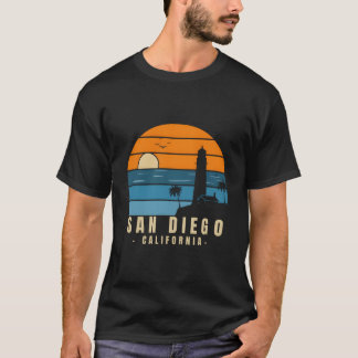 San Diego Kalifornien Throwback T-Shirt