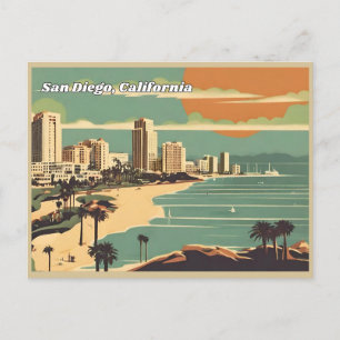 San Diego, kalifornische Postkarte