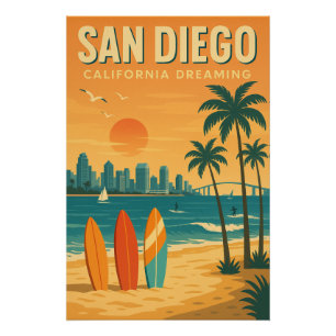 San Diego – Kalifornischer Traum Poster