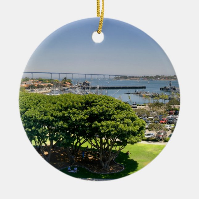 San Diego Keramikornament (Vorne)