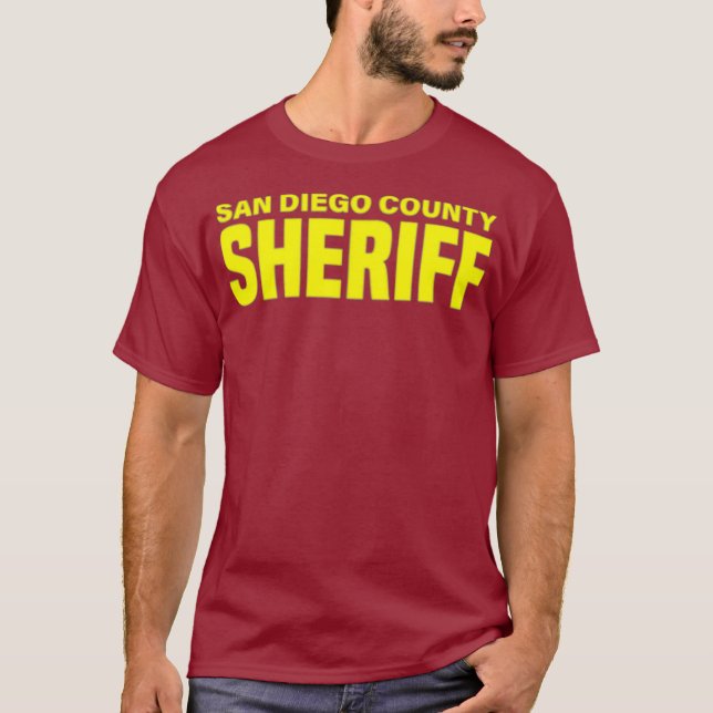 San Diego Landkreis California Sheriff Deputies T-Shirt (Vorderseite)