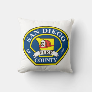 San Diego Landkreis Fire Kissen