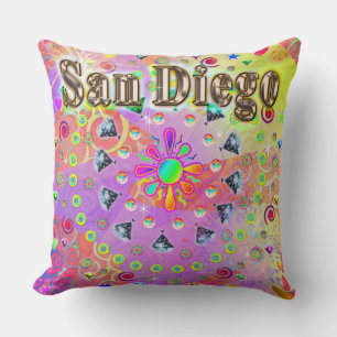 San Diego Lucky Golden Pillow Kissen