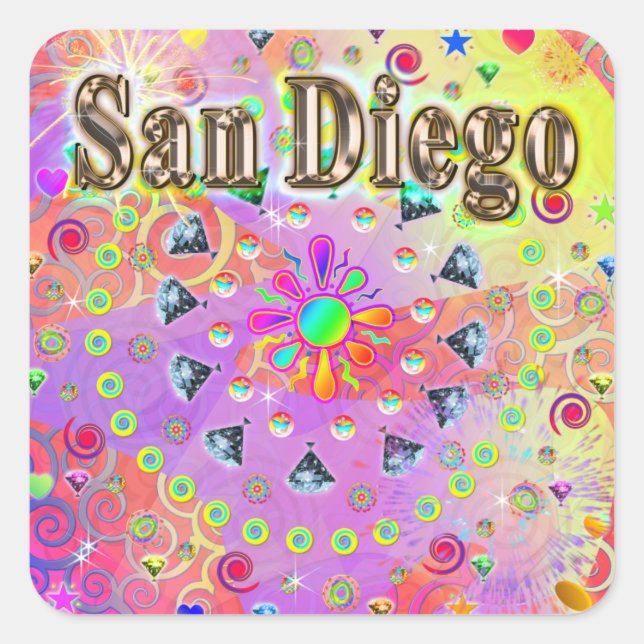 San Diego Lucky Golden Sticker (Vorderseite)