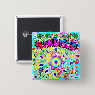 San Diego Mystic Dance Button