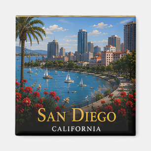 San Diego Pazifikküste Kalifornien Reise Magnet
