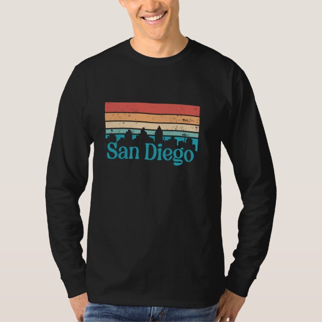 San Diego Pazifikküste Südkalifornien U T-Shirt (Vorderseite)