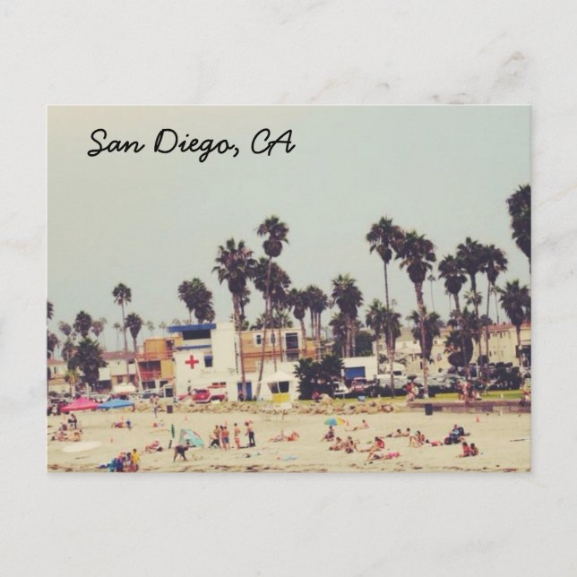 San Diego Postcard Postkarte (Vorderseite)