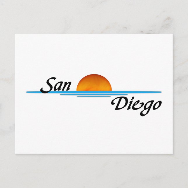 San Diego Postkarte (Vorderseite)