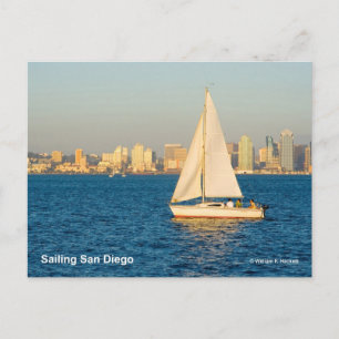 San Diego Produkte von Kalifornien Postkarte