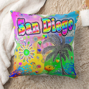 San Diego Quadro Seasons Pillow Kissen