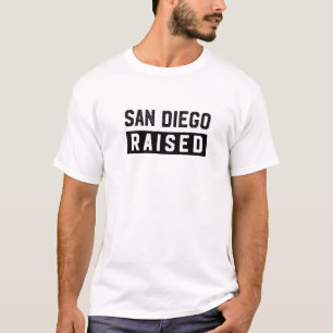 San Diego Raised California Heimat Ca Zuhause Staa T-Shirt