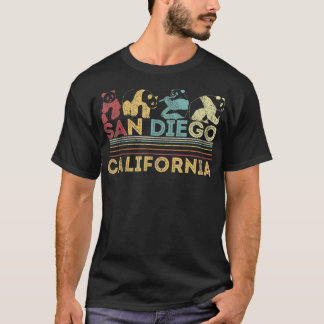 San Diego Retro-Panda-Zoo Kalifornien Vintage  T-Shirt