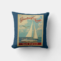 San Diego Sailboat Vintage Reise Kalifornien