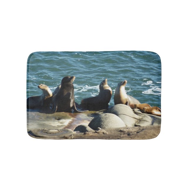 San Diego Sea Lions Badematte (Vorderseite)