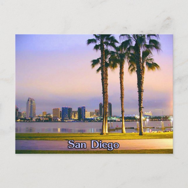 San Diego Shoreline Postkarte (Vorderseite)