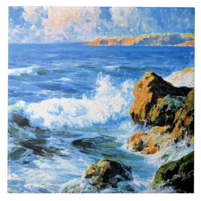 San Diego Shores, feine Kunst, Fliese (Vorderseite)