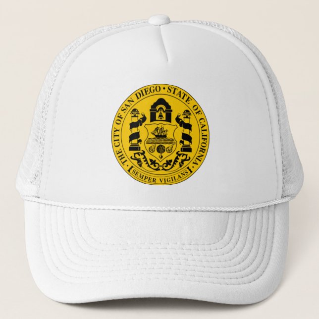 San Diego Siegel Truckerkappe (Vorderseite)