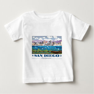 San Diego Skyline Baby T-shirt