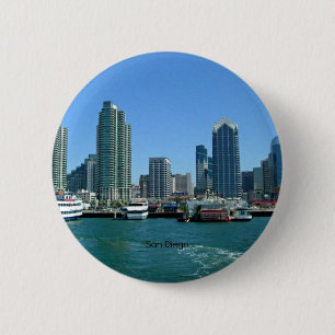 San Diego Skyline Button