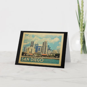 San Diego Skyline California Karte