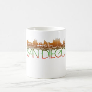 San Diego Skyline-Entwurf Tasse