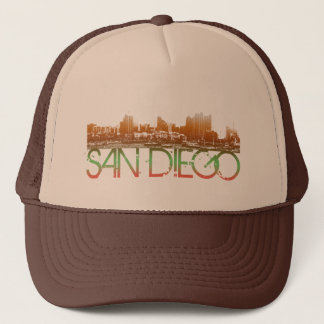 San Diego Skyline-Entwurf Truckerkappe