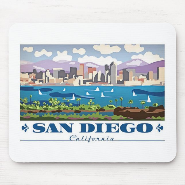 San Diego Skyline Mousepad (Vorne)