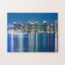 San Diego Skyline Night