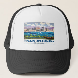 San Diego Skyline Truckerkappe