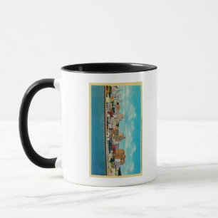 San Diego Skyline vom BaySan Diego, CA Tasse