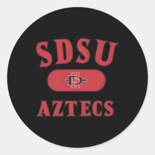 San Diego Staat Aztecs Varsity Runder Aufkleber
