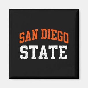 San Diego State Tee USA Design Liebhaber Männer Fr Magnet