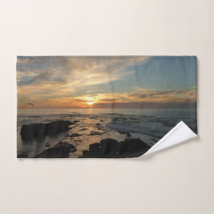 San Diego Sunset I California Seascape Handtuch