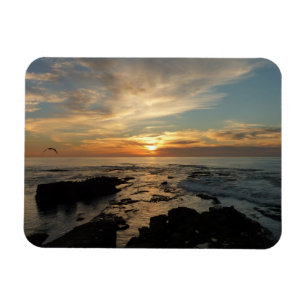 San Diego Sunset I California Seascape Magnet