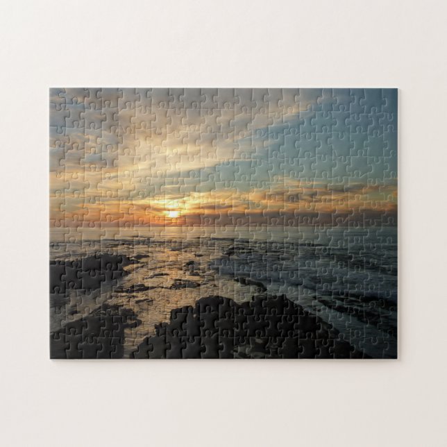 San Diego Sunset I California Seascape Puzzle (Horizontal)
