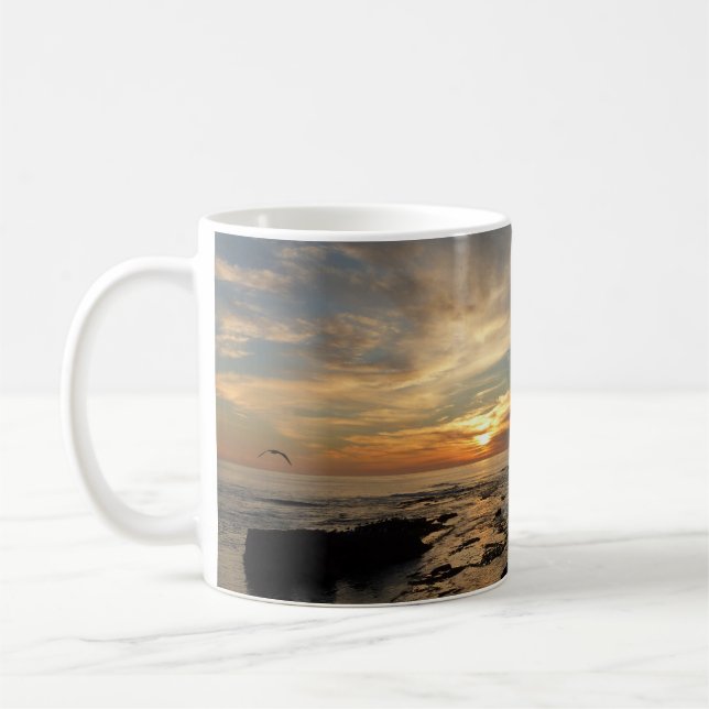 San Diego Sunset I California Seascape Tasse (Links)