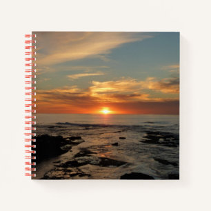 San Diego Sunset II California Seascape Notizbuch