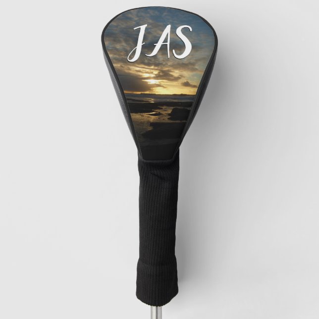 San Diego Sunset III Atemberaubendes Kalifornien L Golf Headcover (Vorderseite)