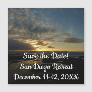 San Diego Sunset III Atemberaubendes Kalifornien L Magnetkarte