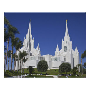San Diego Temple Fotodruck