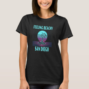 San Diego Urlaub Coole Palme T-Shirt
