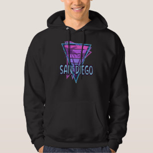 San Diego Vacation Vaporwave Ästhetik Hoodie