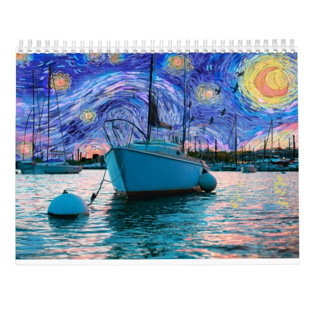 San Diego Van Gogh Wall Calendar 2022  Kalender (Rückseite)