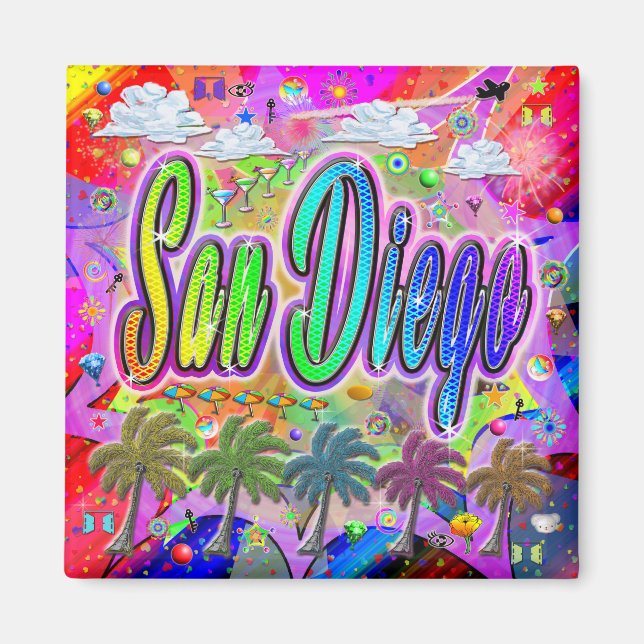 San Diego Vista Express Magnet (Vorne)