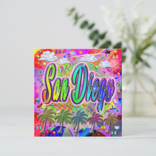 San Diego Vista Express-Urlaubskarte Feiertagskarte