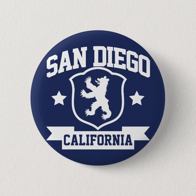 San Diego Wappenkunde Button (Vorderseite)